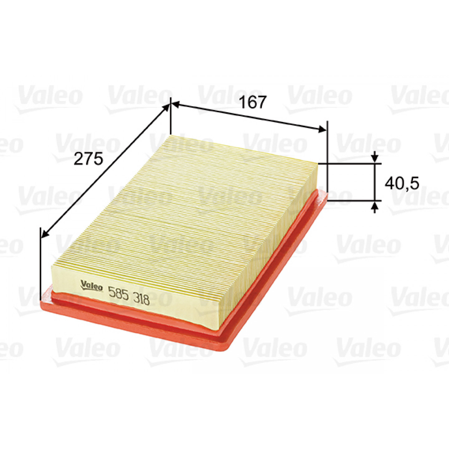 Luftfilter VALEO 585318