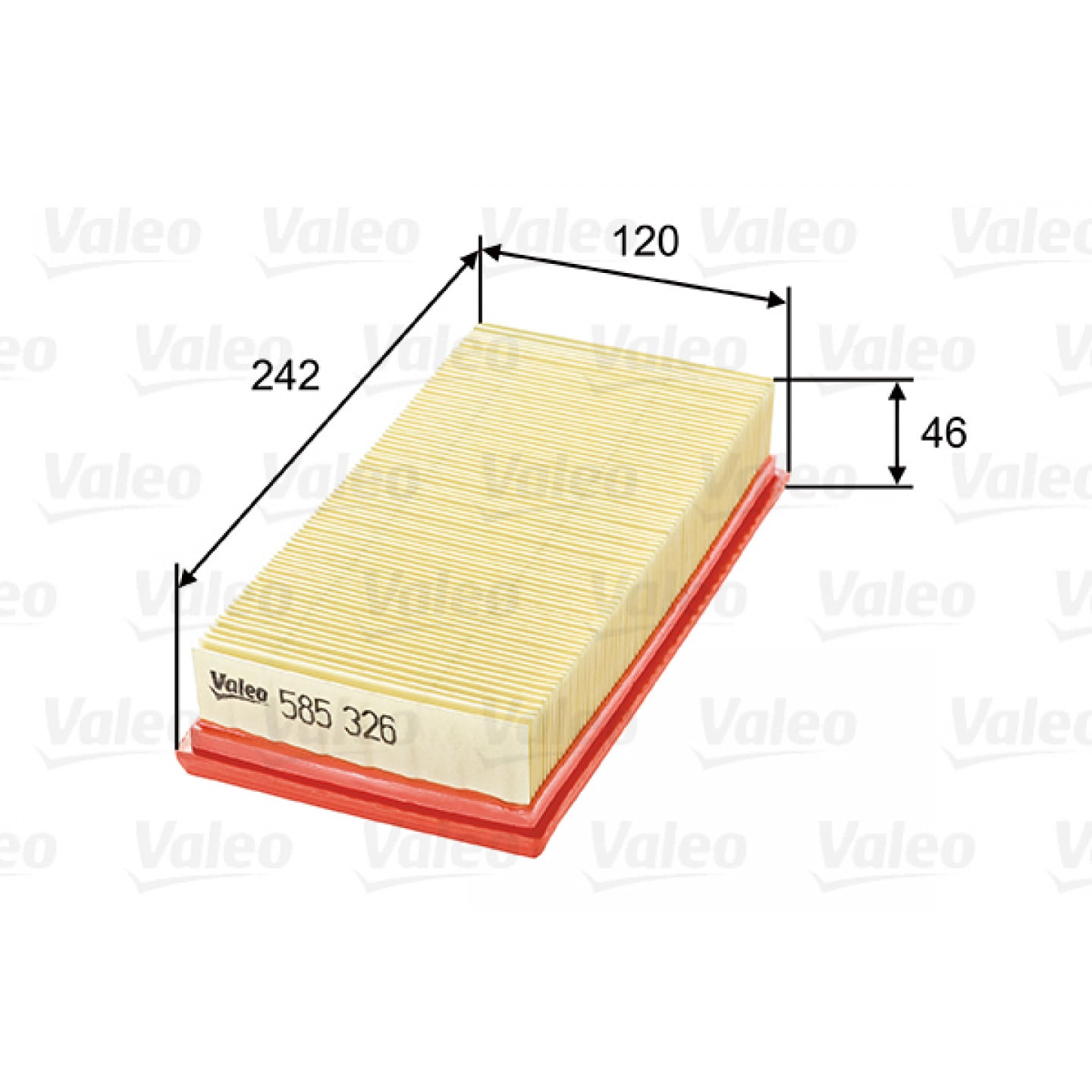 Luftfilter VALEO 585326