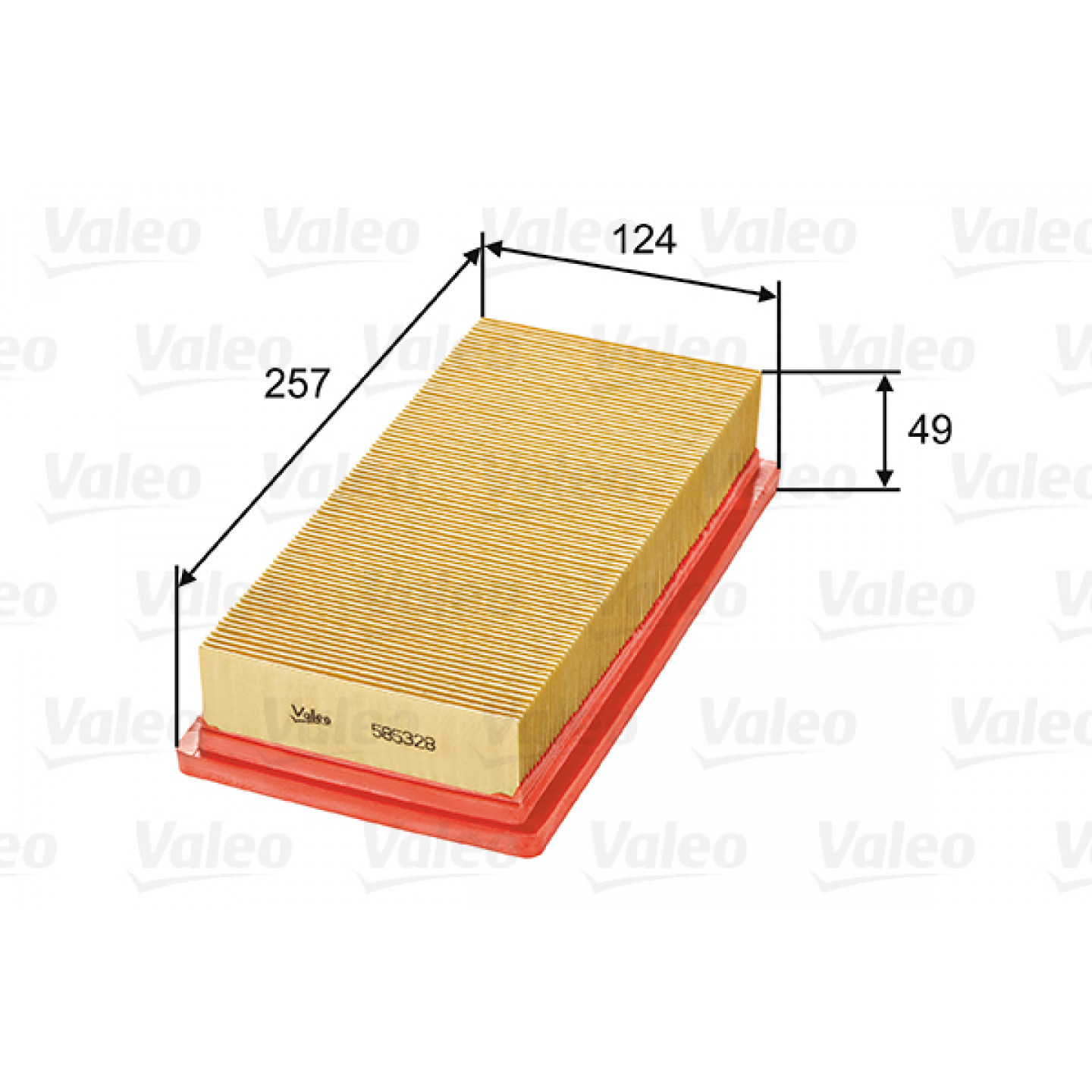 Vzduchový filtr VALEO 585328