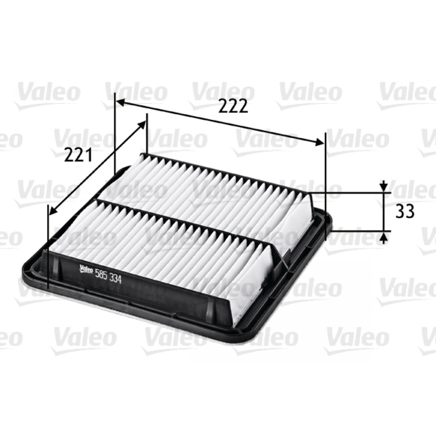 Luchtfilter VALEO 585334