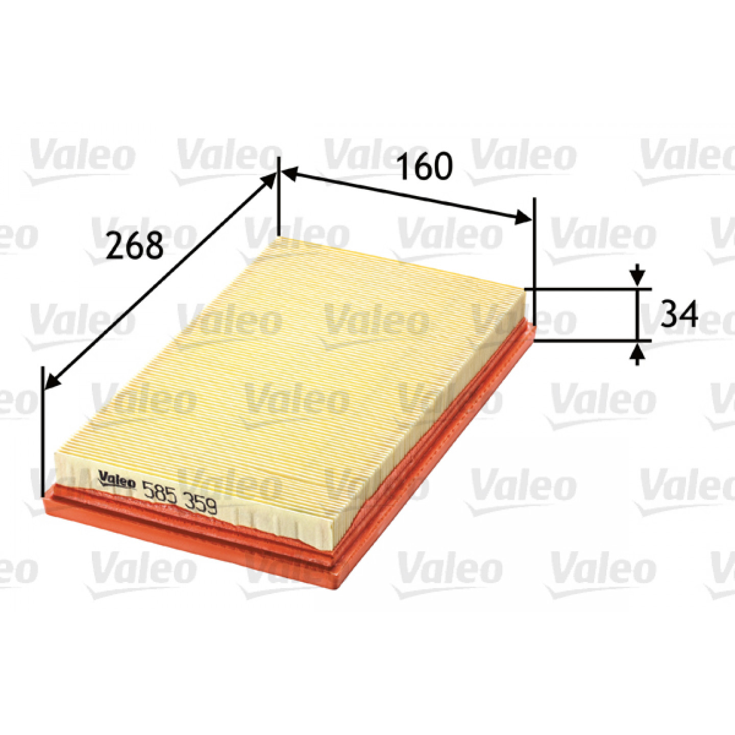 Luchtfilter VALEO 585359