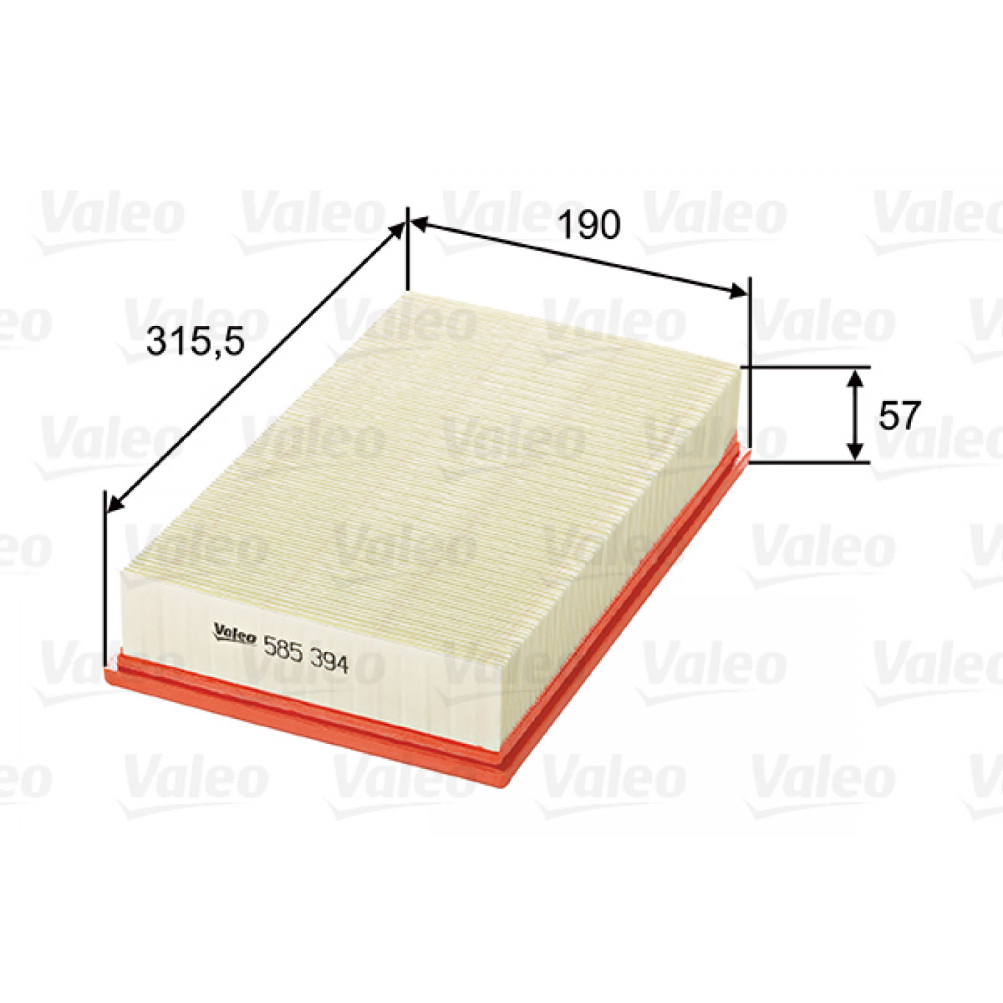 Luftfilter VALEO 585394