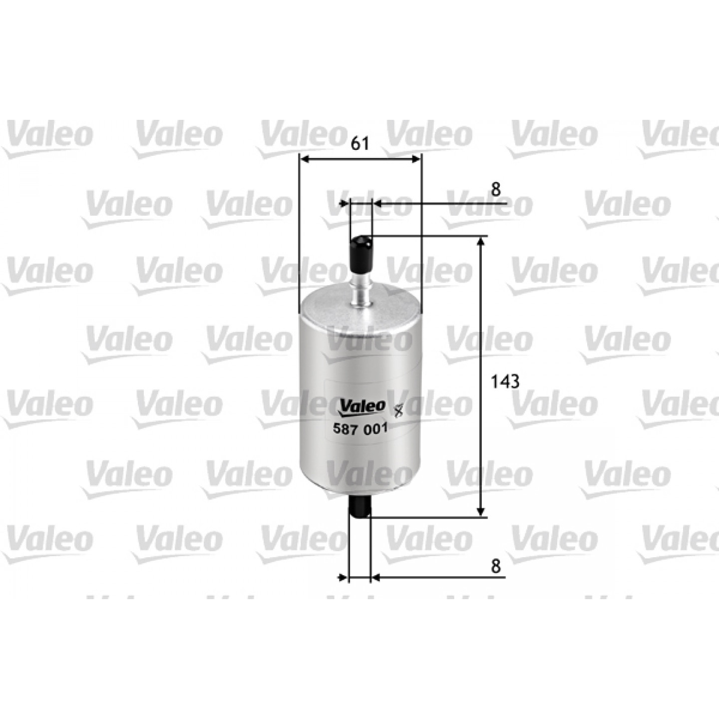 Kraftstofffilter VALEO 587001