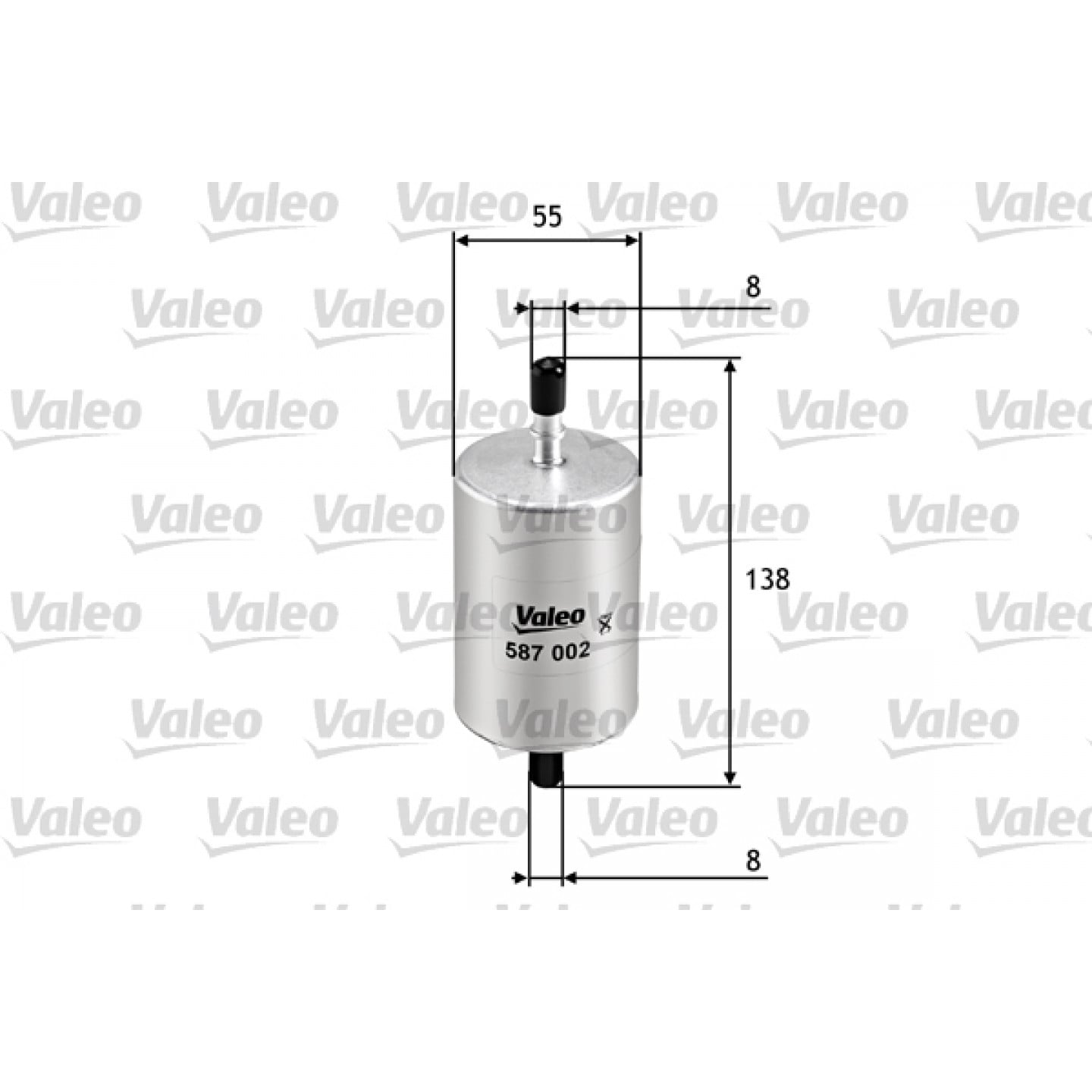 Filtro combustible VALEO 587002