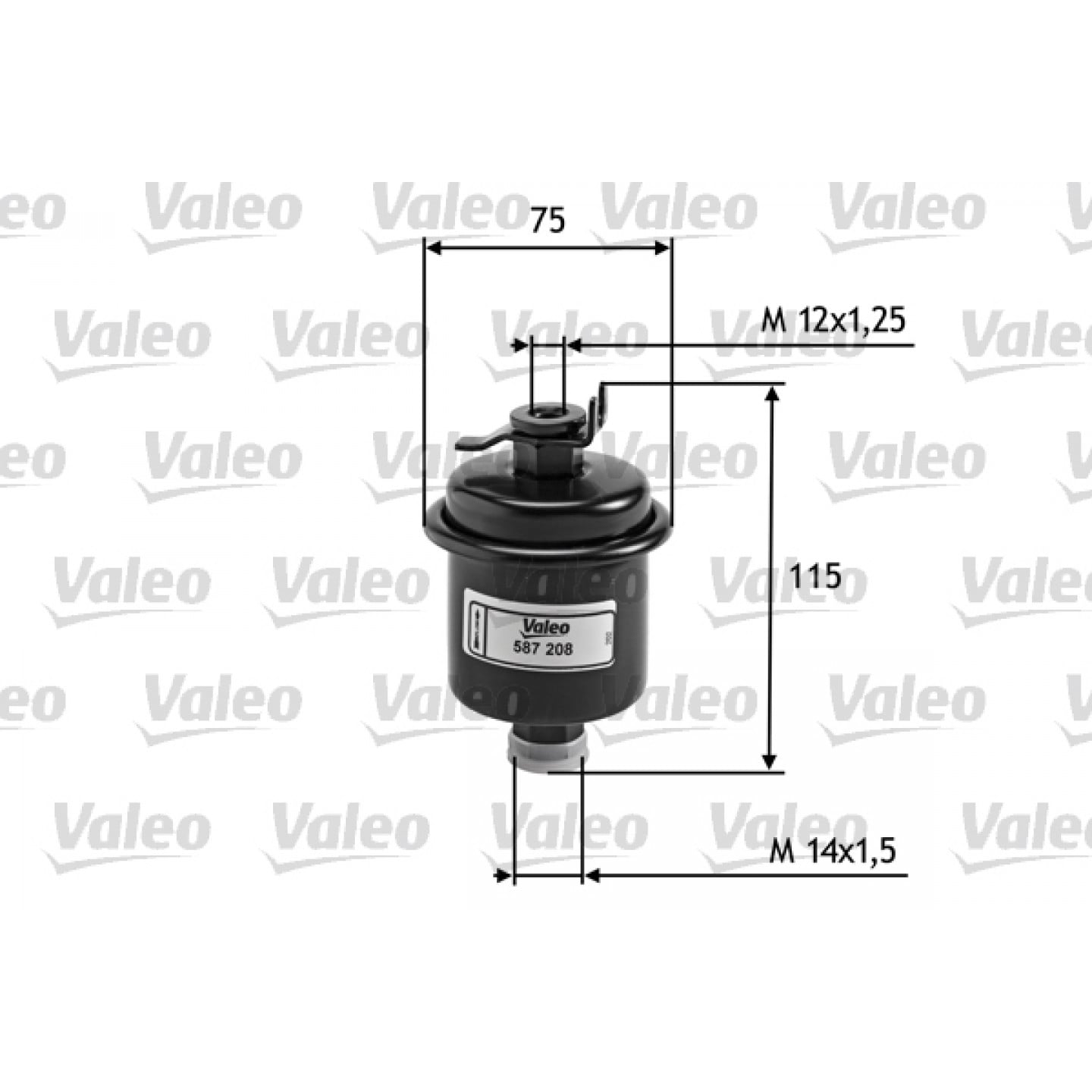 Filtro carburante VALEO 587208