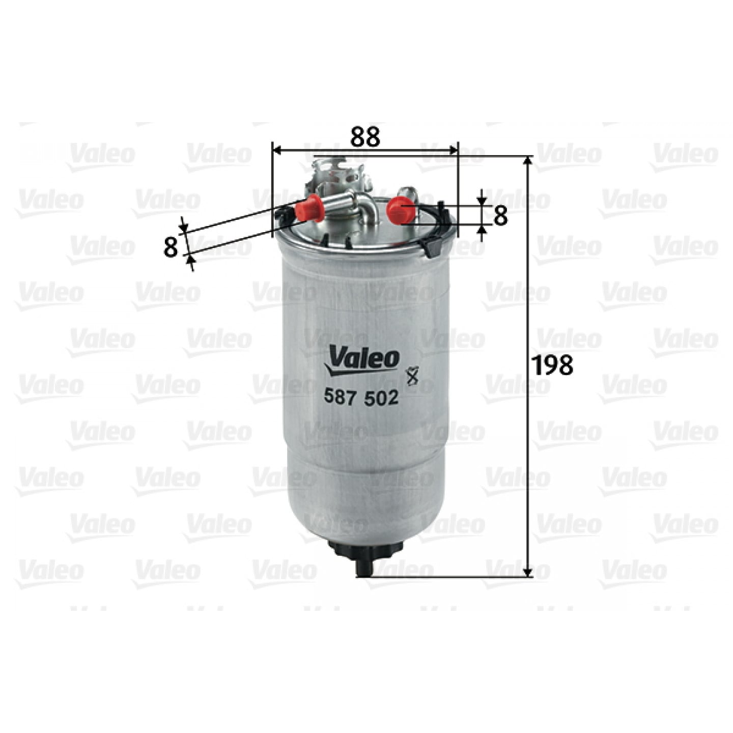 Palivový filtr VALEO 587502