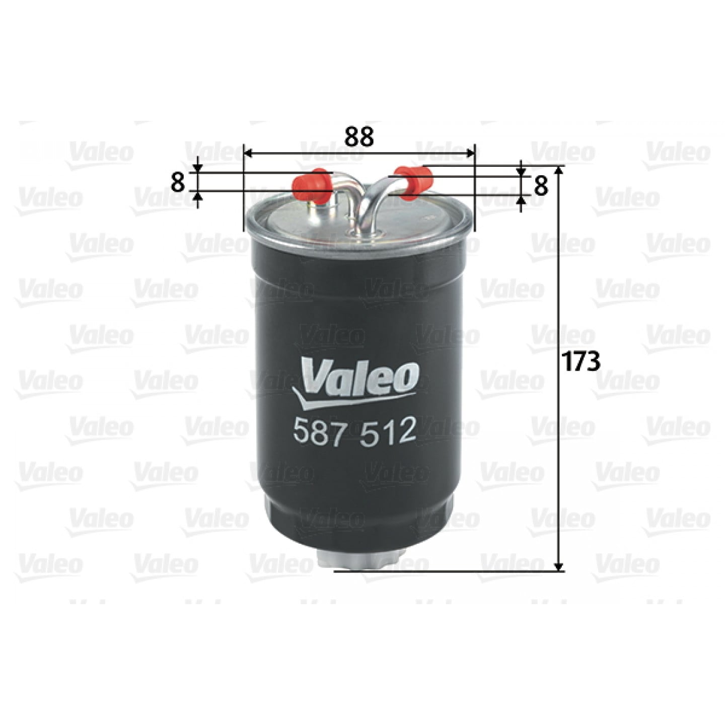 Palivový filtr VALEO 587512