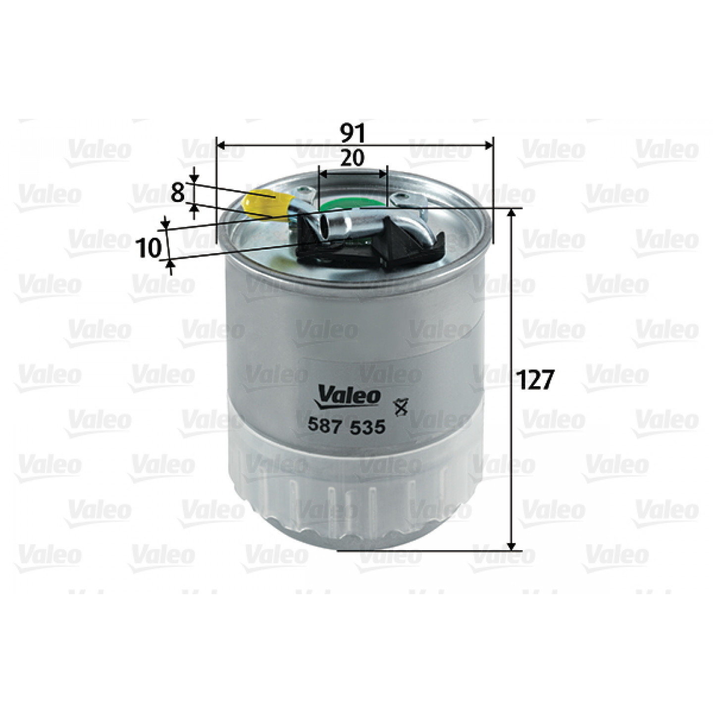 Brandstoffilter VALEO 587535