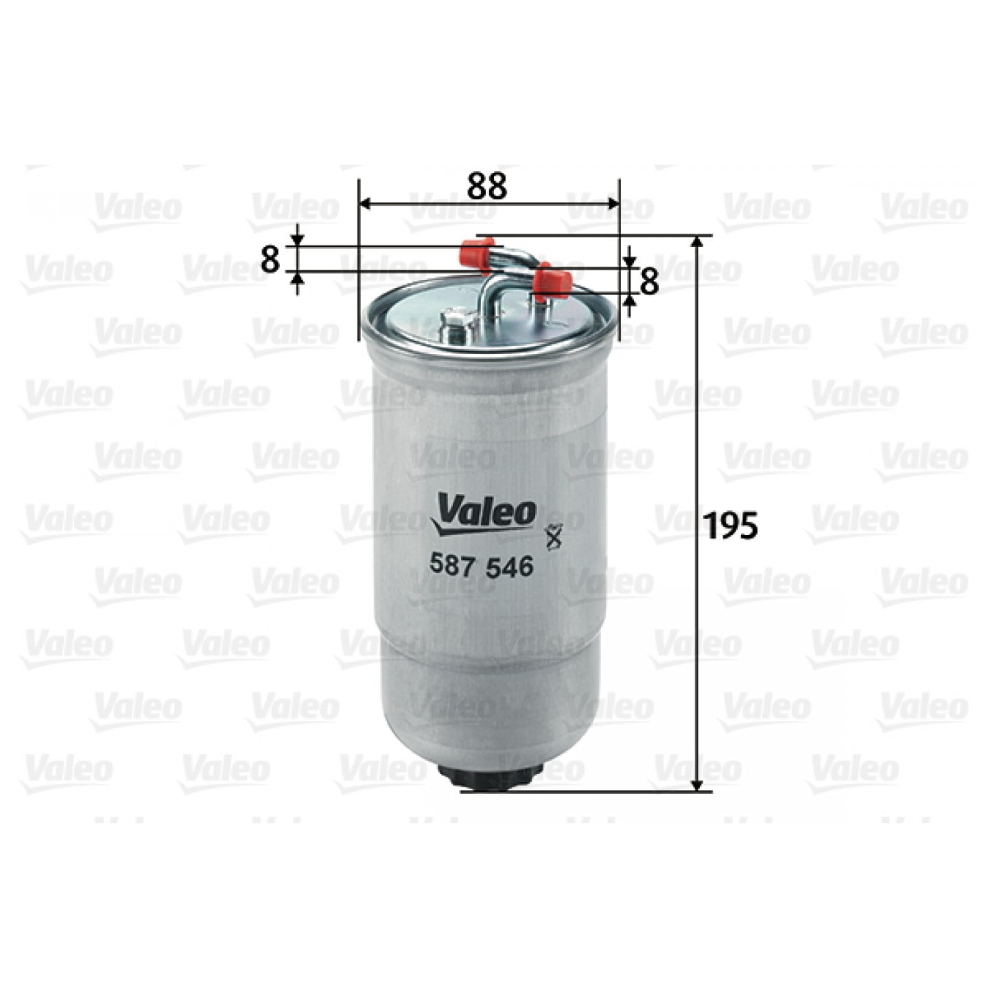 Filtre a carburant valeo 587524 - Équipement auto
