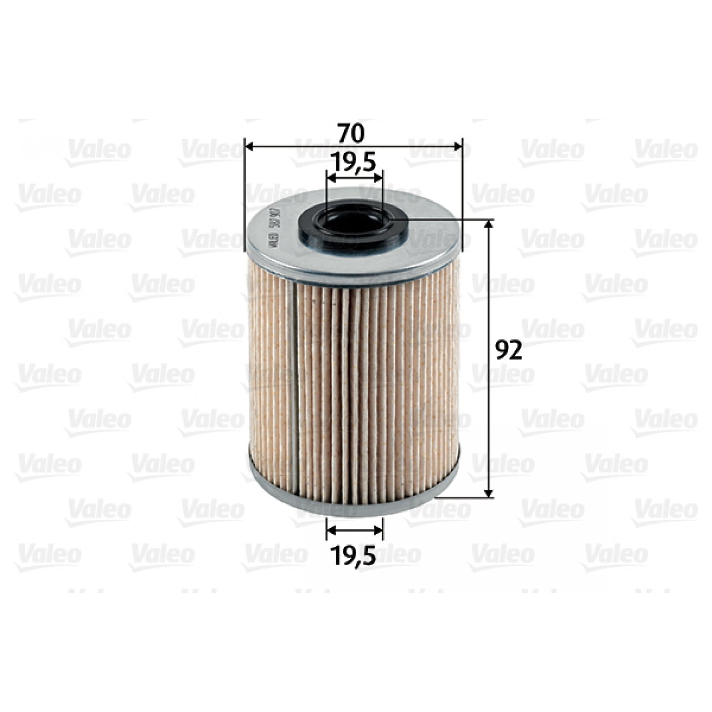 Brandstoffilter VALEO 587907