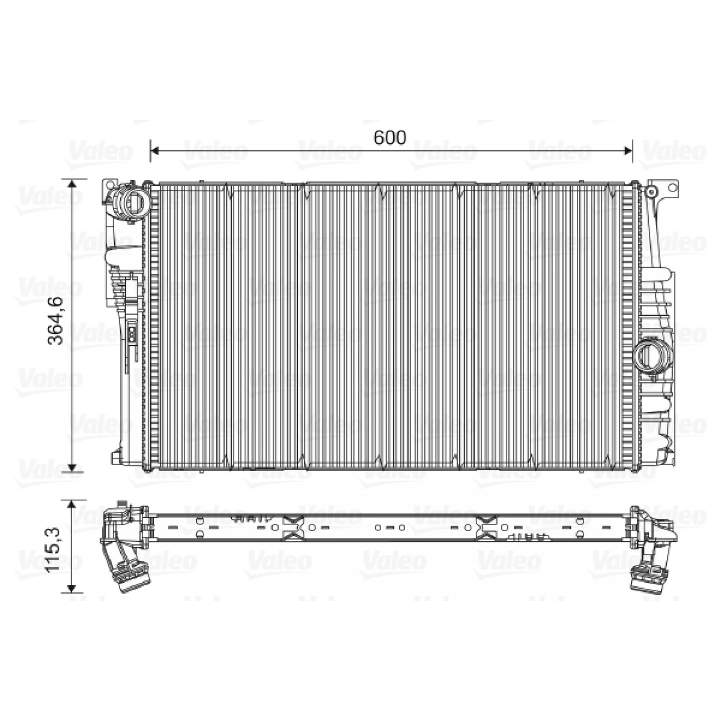 Radiateur VALEO 735454