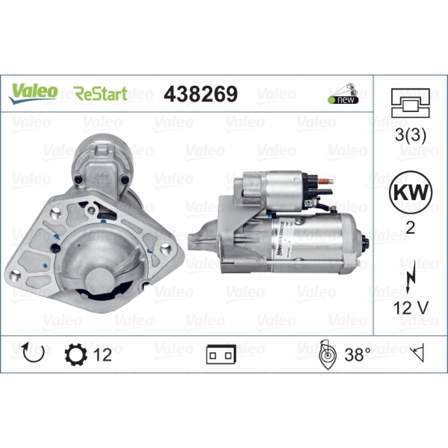 Startér VALEO 438269