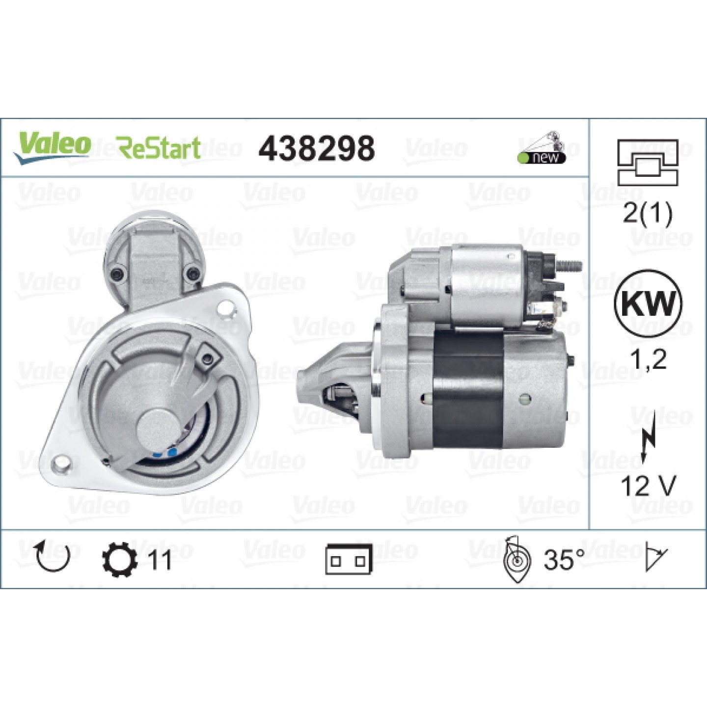 Startér VALEO 438298
