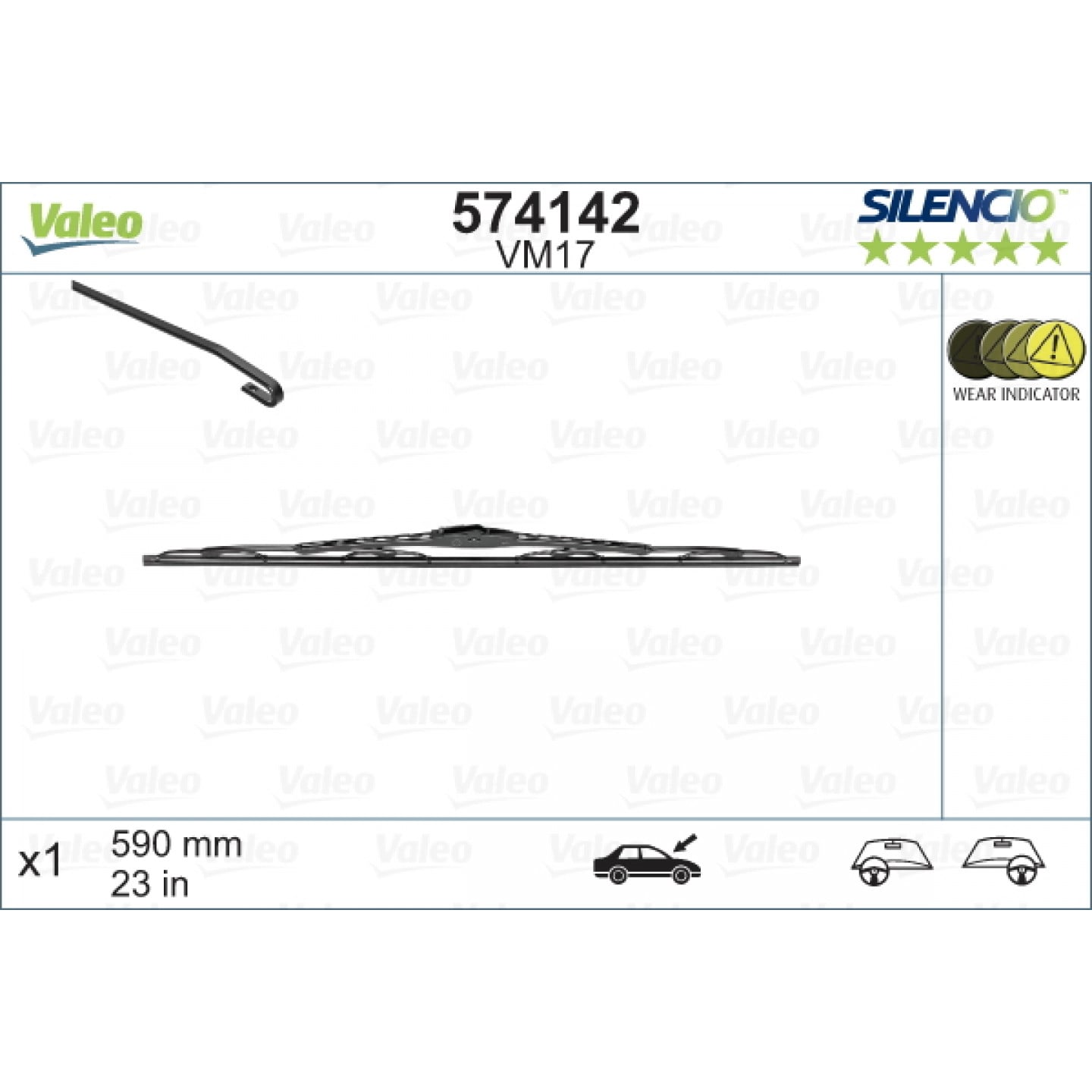 Viskerblad VALEO 574142