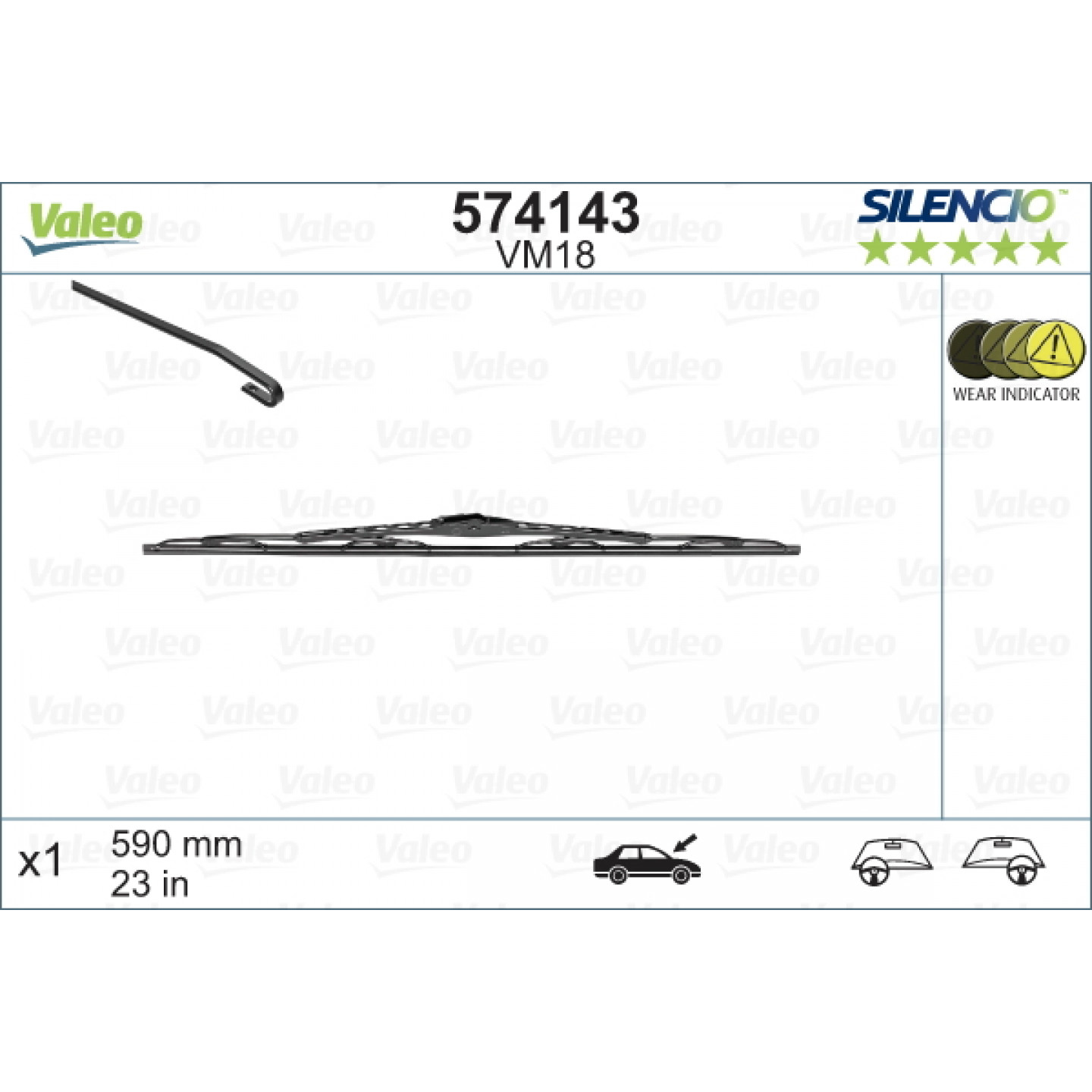 Viskerblad VALEO 574143