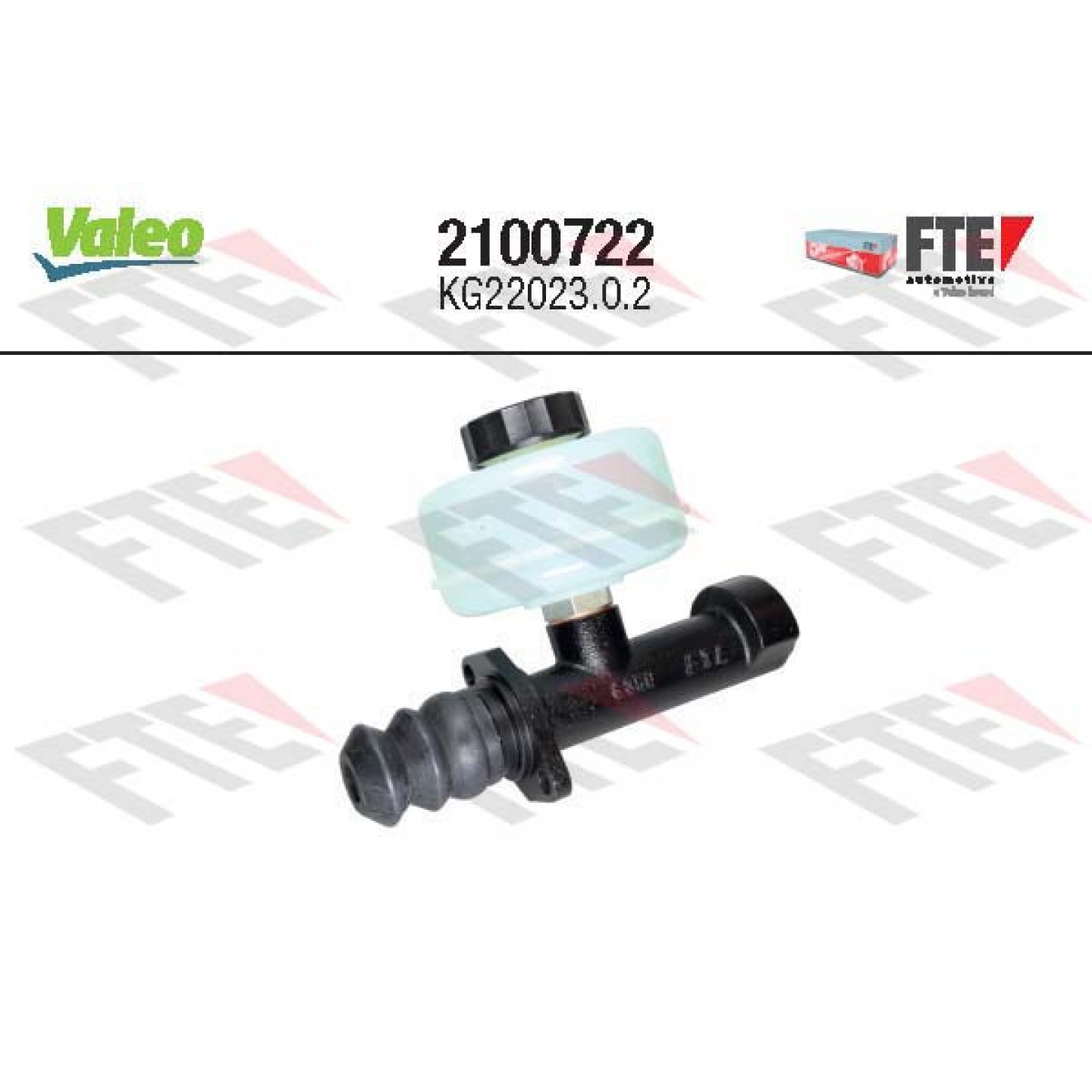 Cilindro maestro, embrague VALEO 2100722