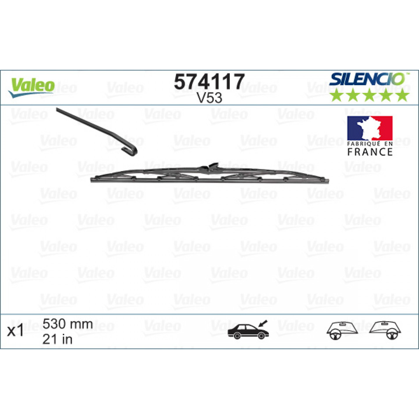 List stěrače VALEO 574117