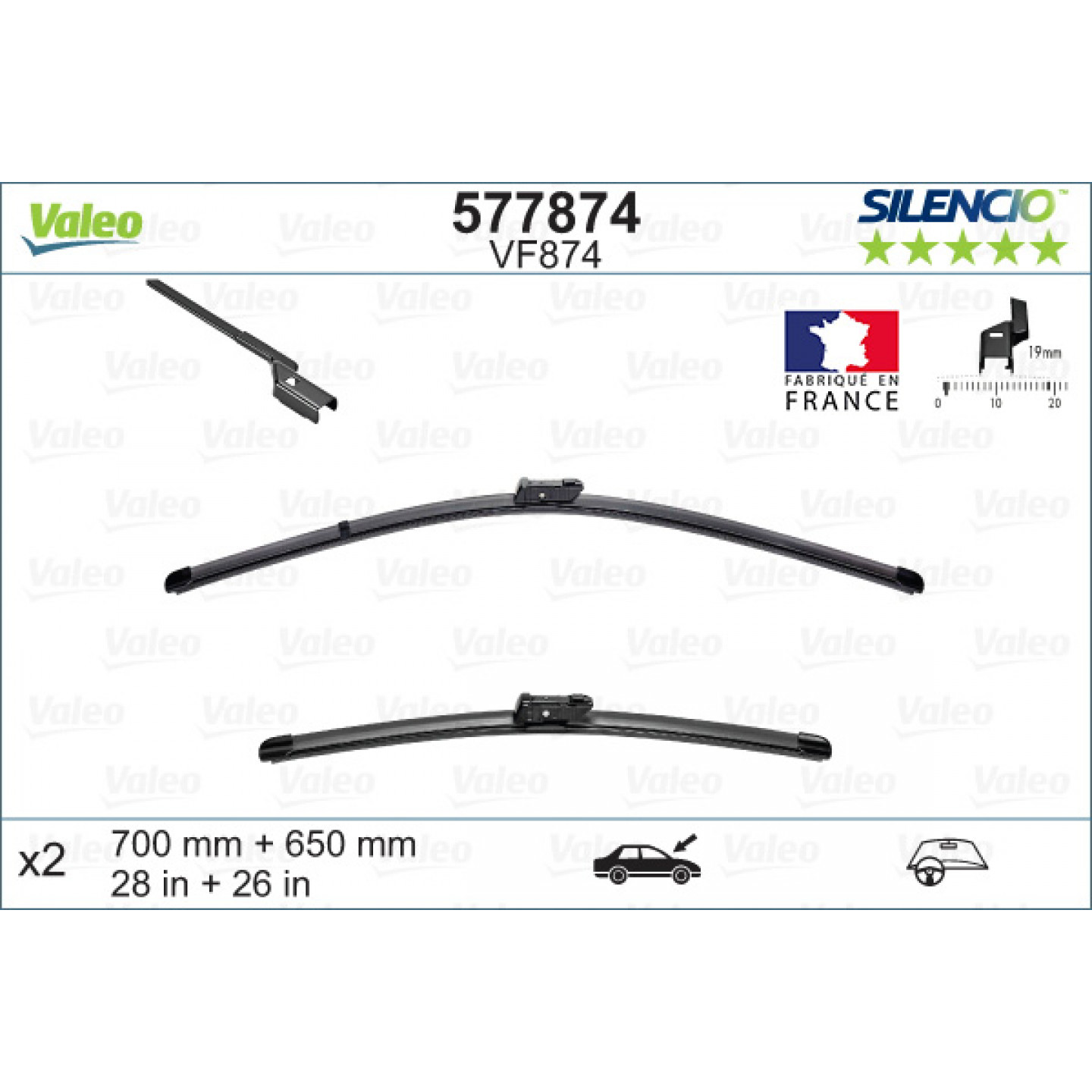 Wischblatt VALEO 577874