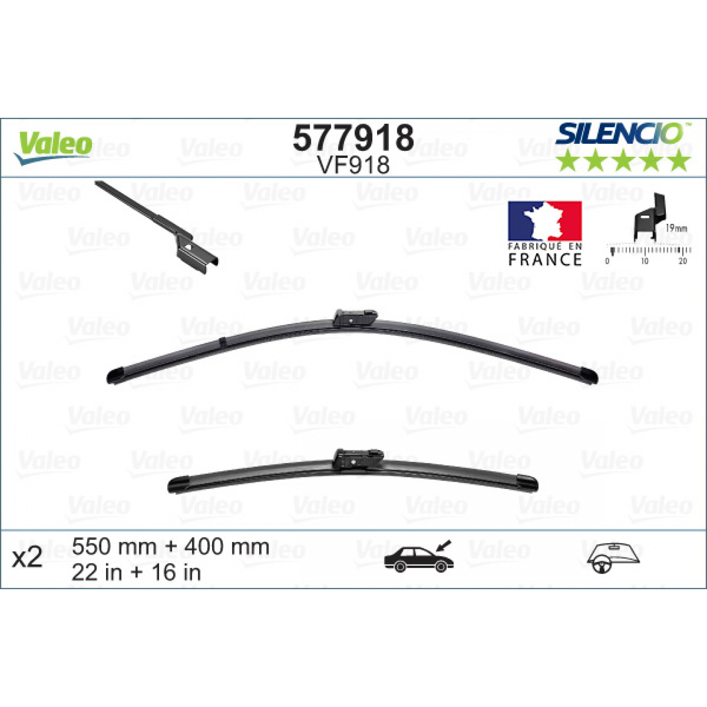List stěrače VALEO 577918