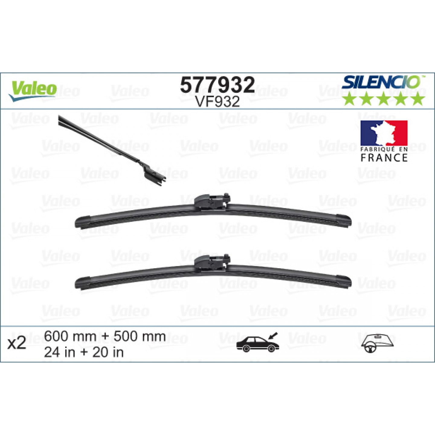 List stěrače VALEO 577932