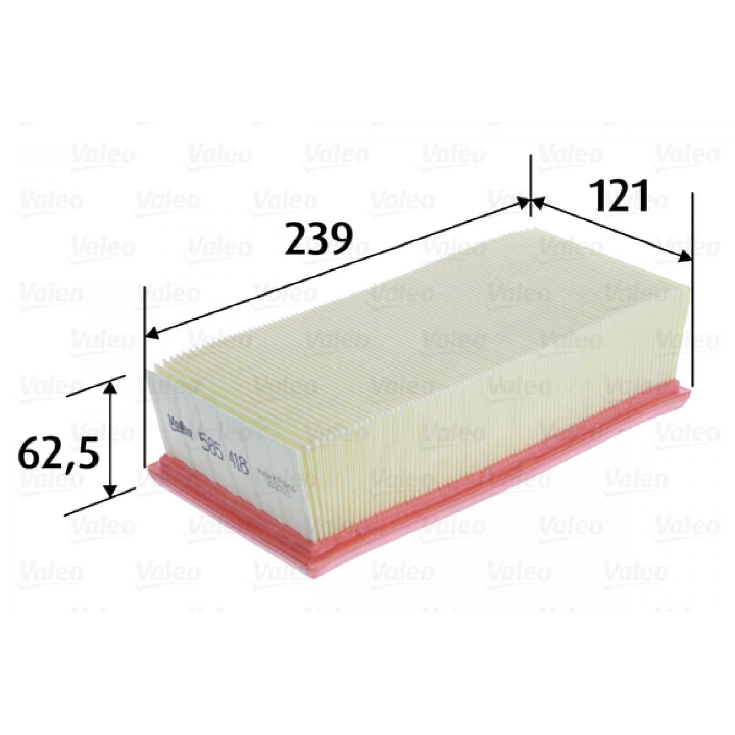 Vzduchový filtr VALEO 585418