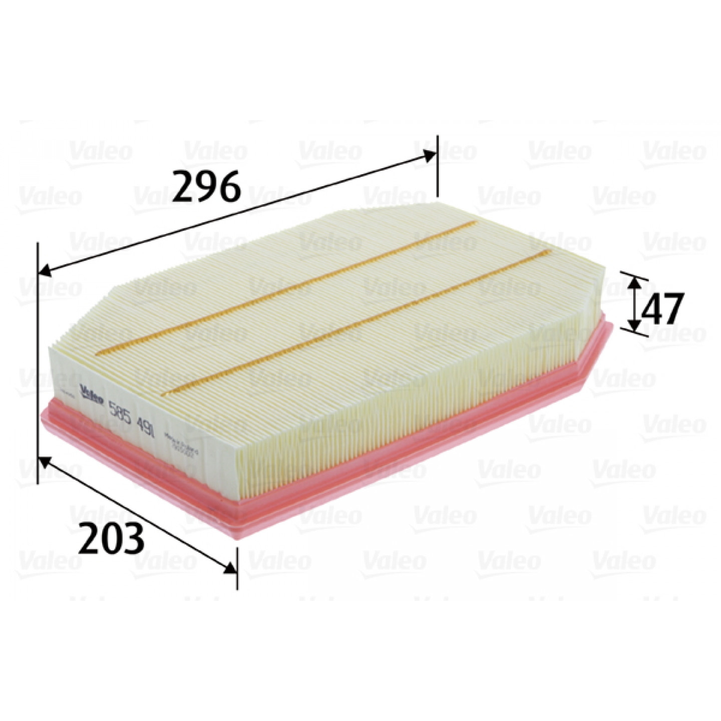 Luchtfilter VALEO 585491
