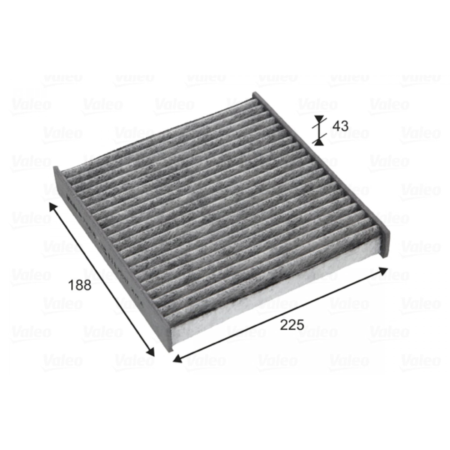 Filtr, vnitřní vzduch VALEO 715818