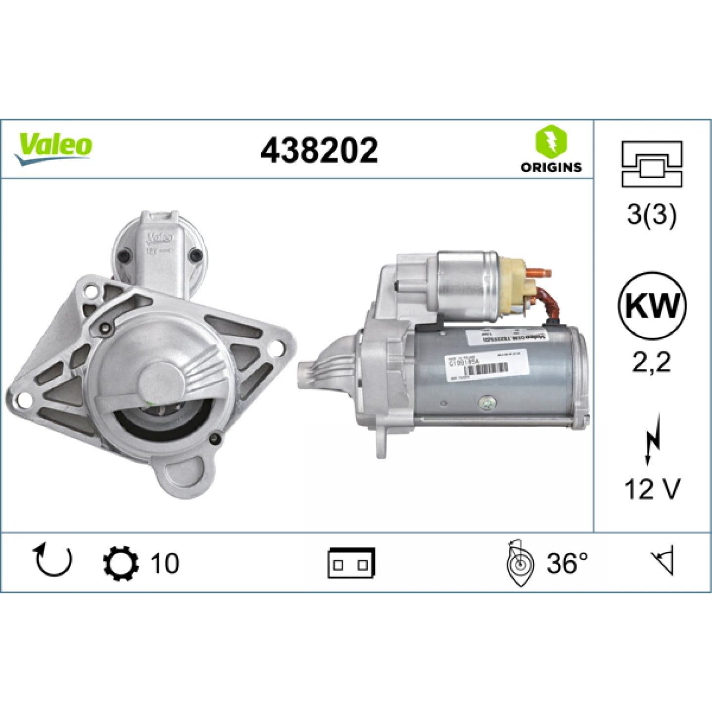 Startér VALEO 438202
