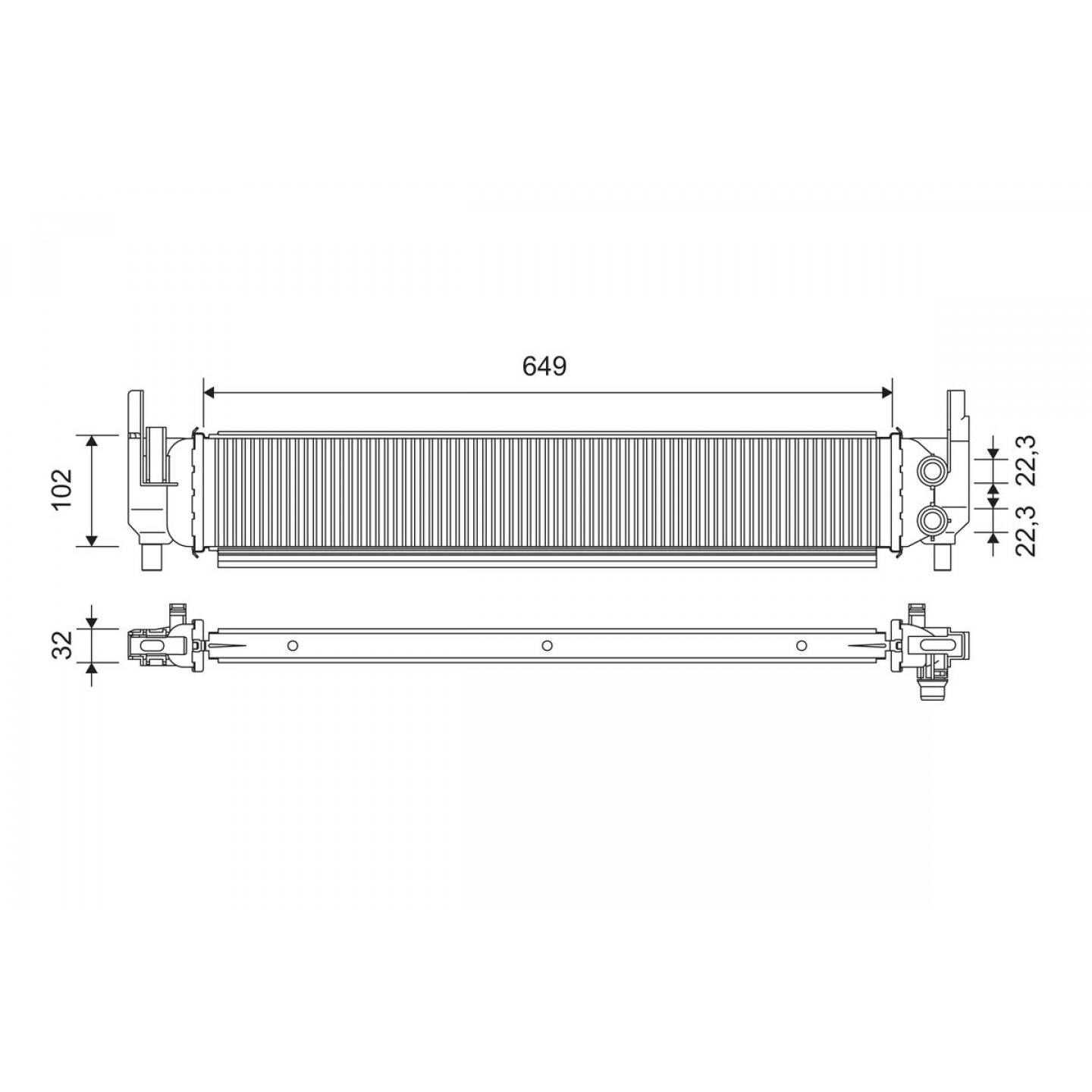 Radiateur VALEO 701362