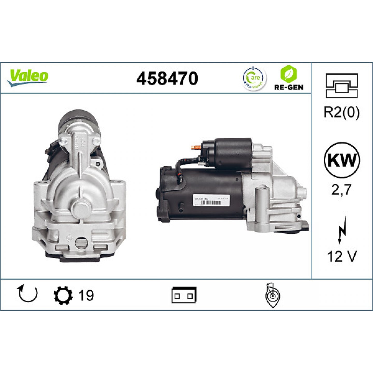 Startér VALEO 458470