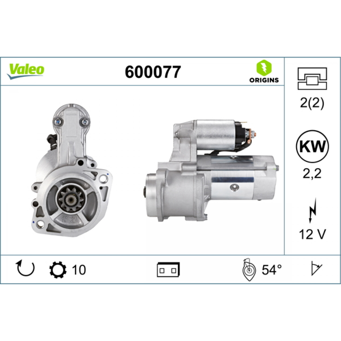 Rozrusznik VALEO 600077