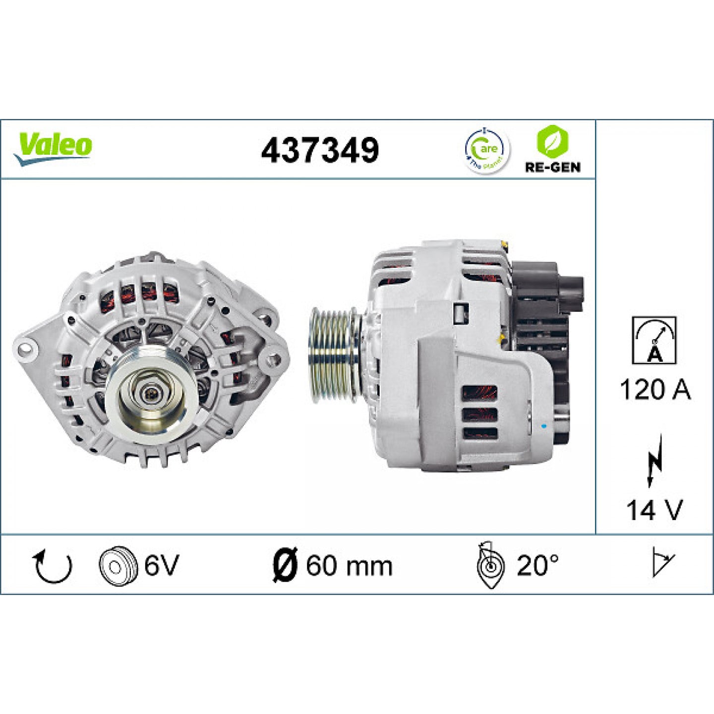 Alternatore VALEO 437349