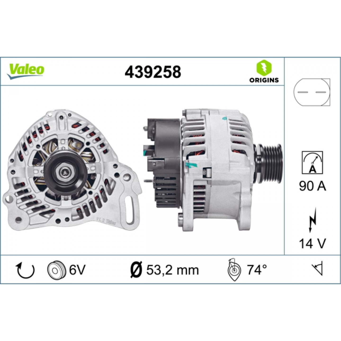 Generator VALEO 439258