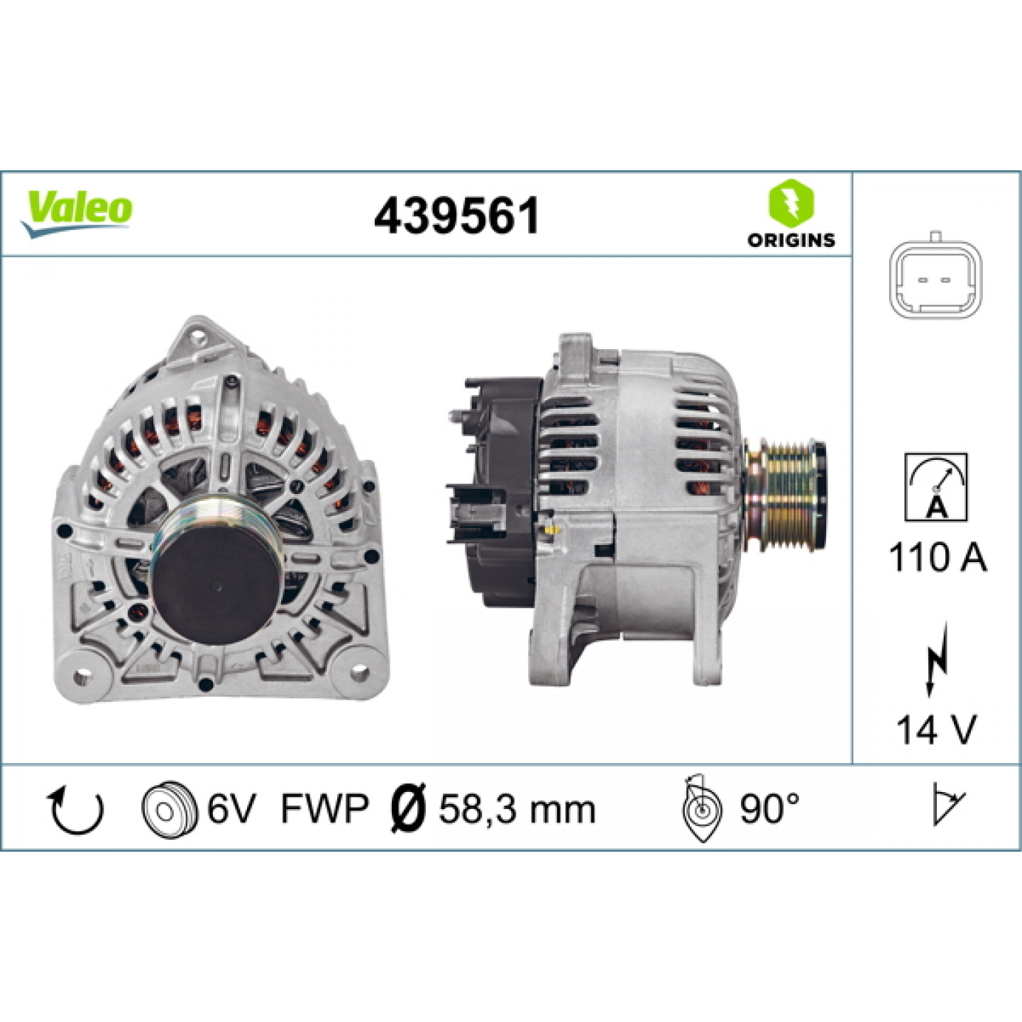 Alternator VALEO 439561