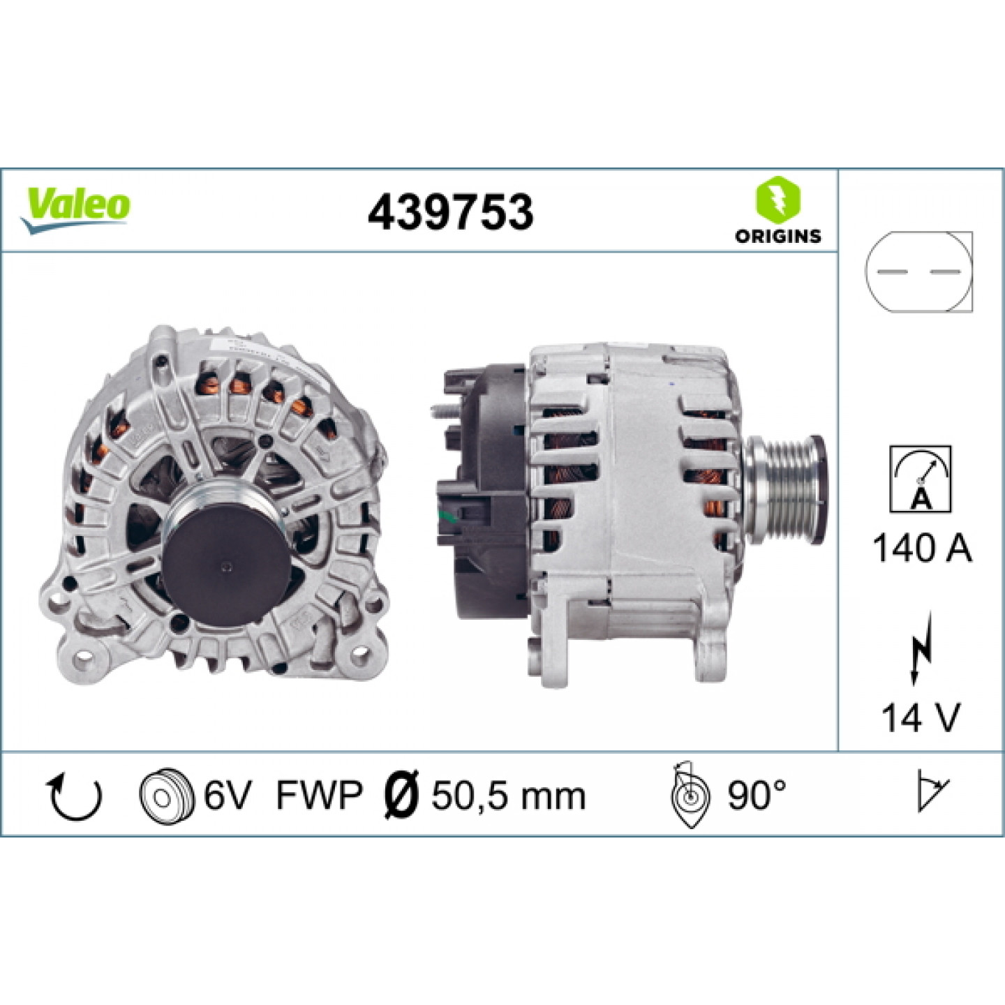 Alternador VALEO 439753