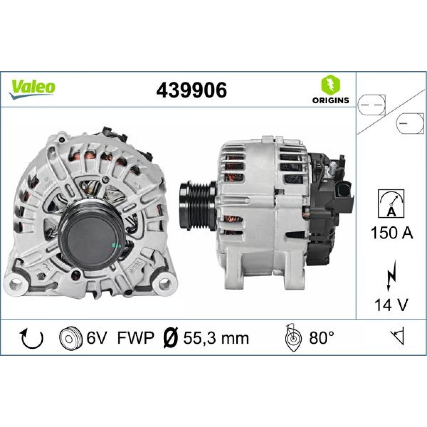 Alternador VALEO 439906