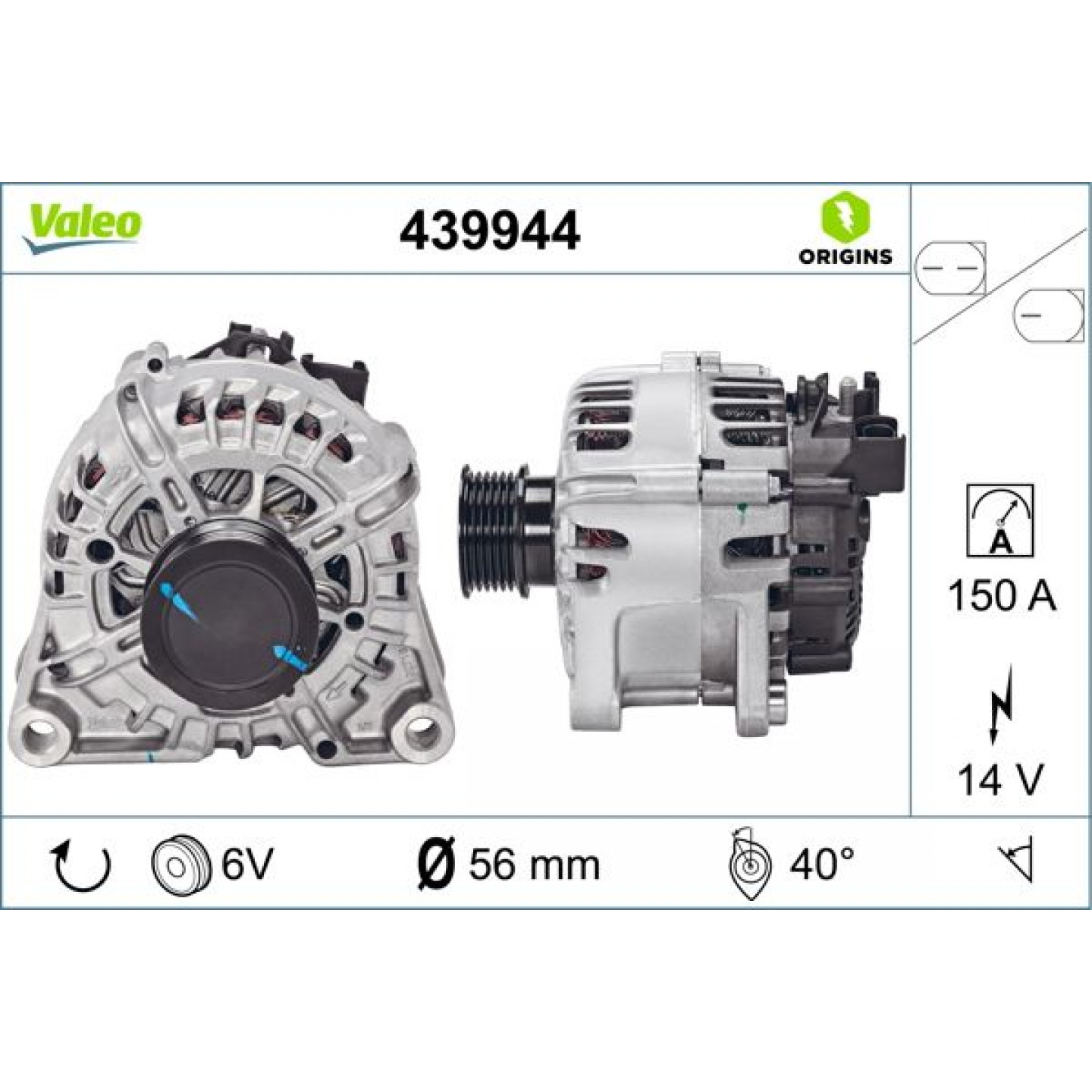 generátor VALEO 439944