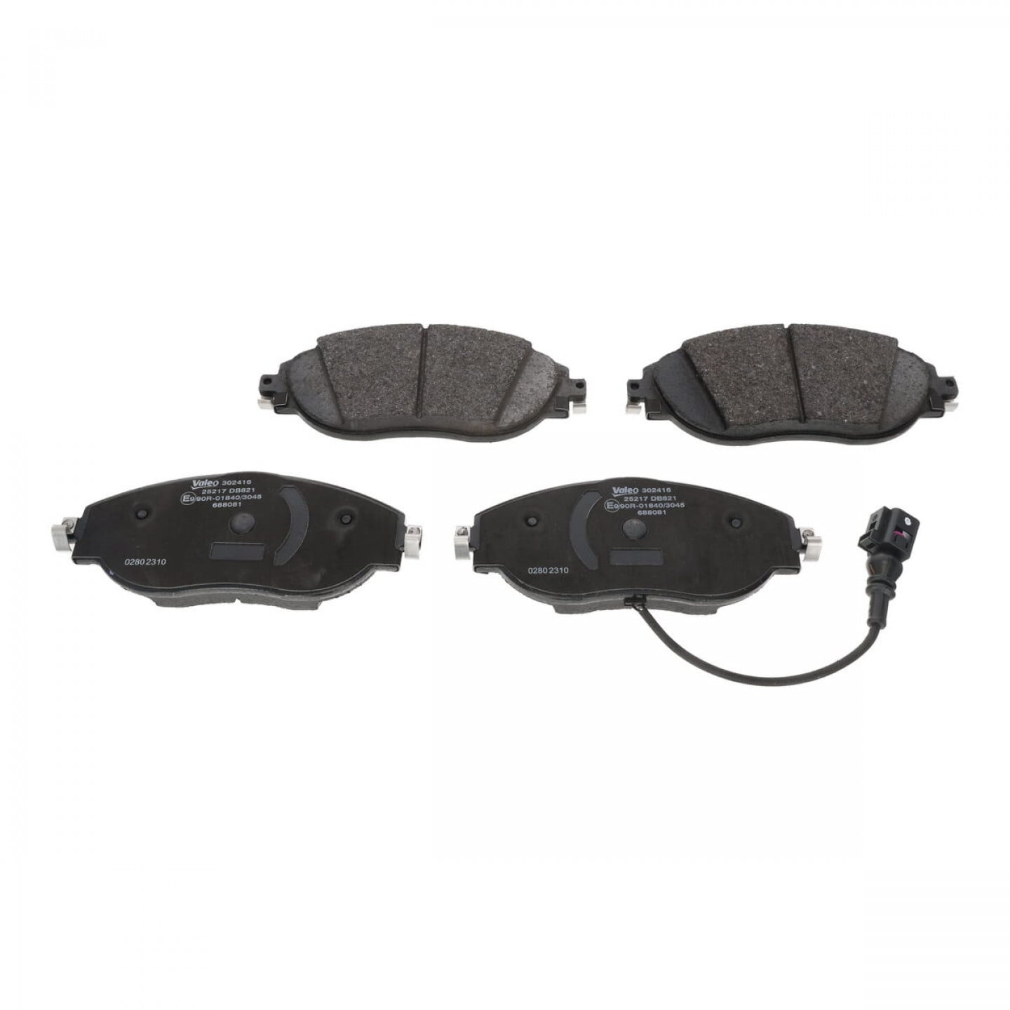 Kit de plaquettes de frein, frein à disque VALEO 302416