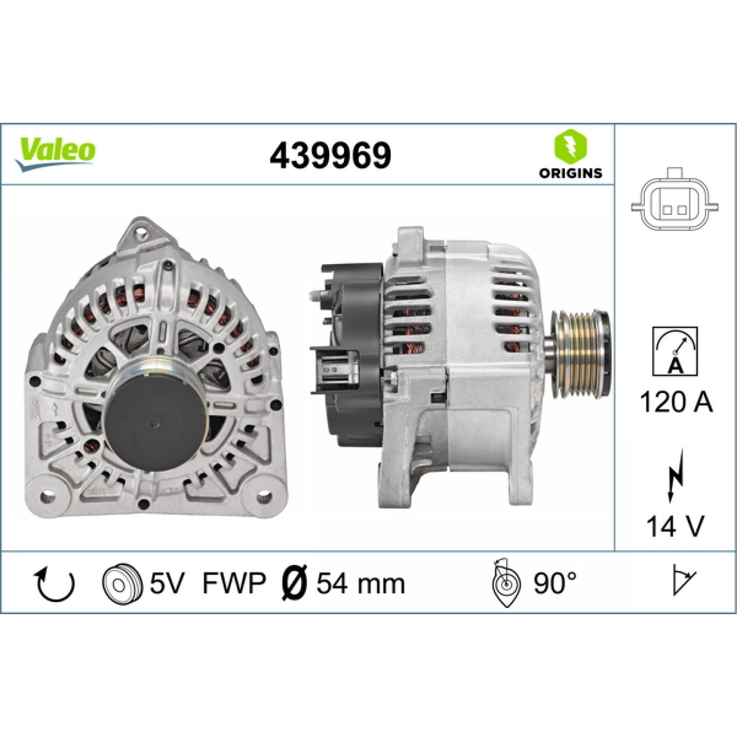 Alternador VALEO 439969