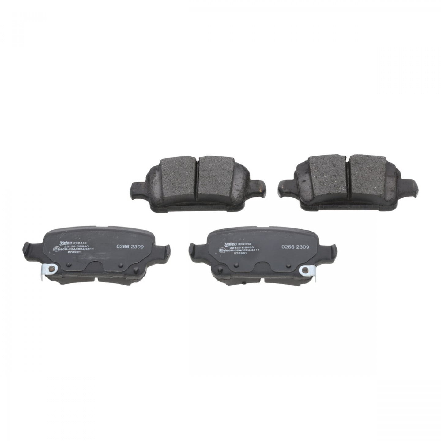 Kit de plaquettes de frein, frein à disque VALEO 302442