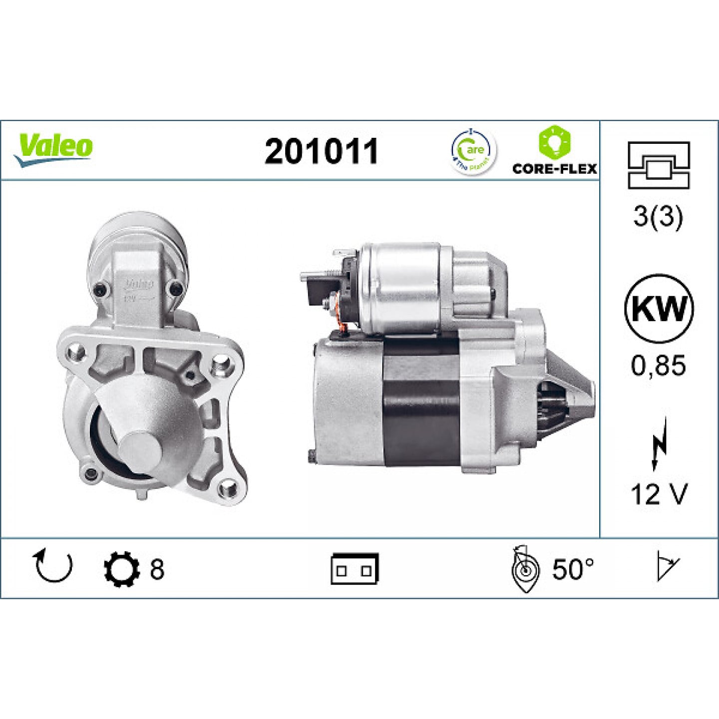 Motor de arranque VALEO 201011