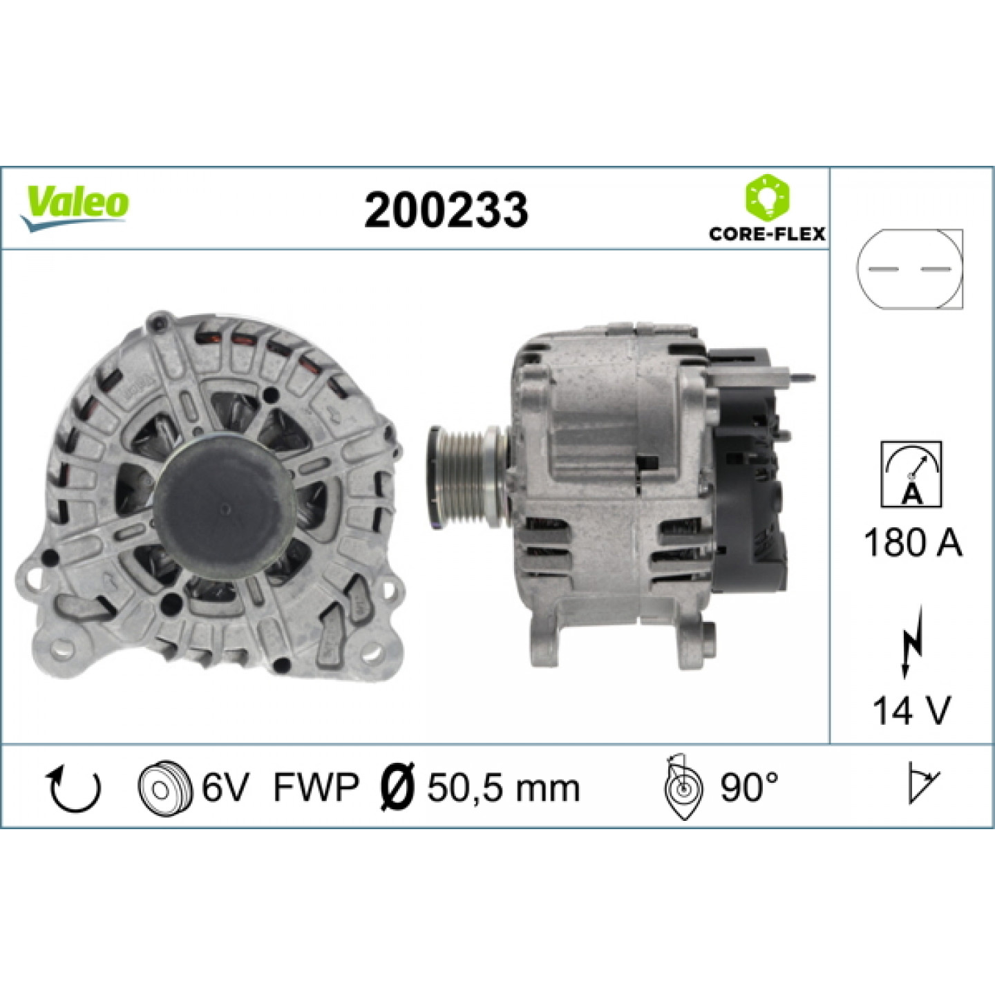 Alternateur VALEO 200233