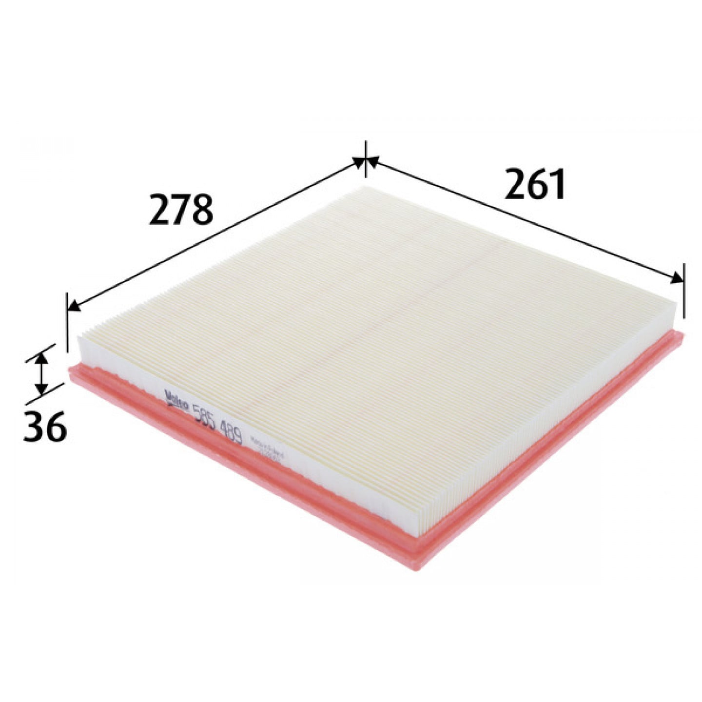 Luchtfilter VALEO 585489