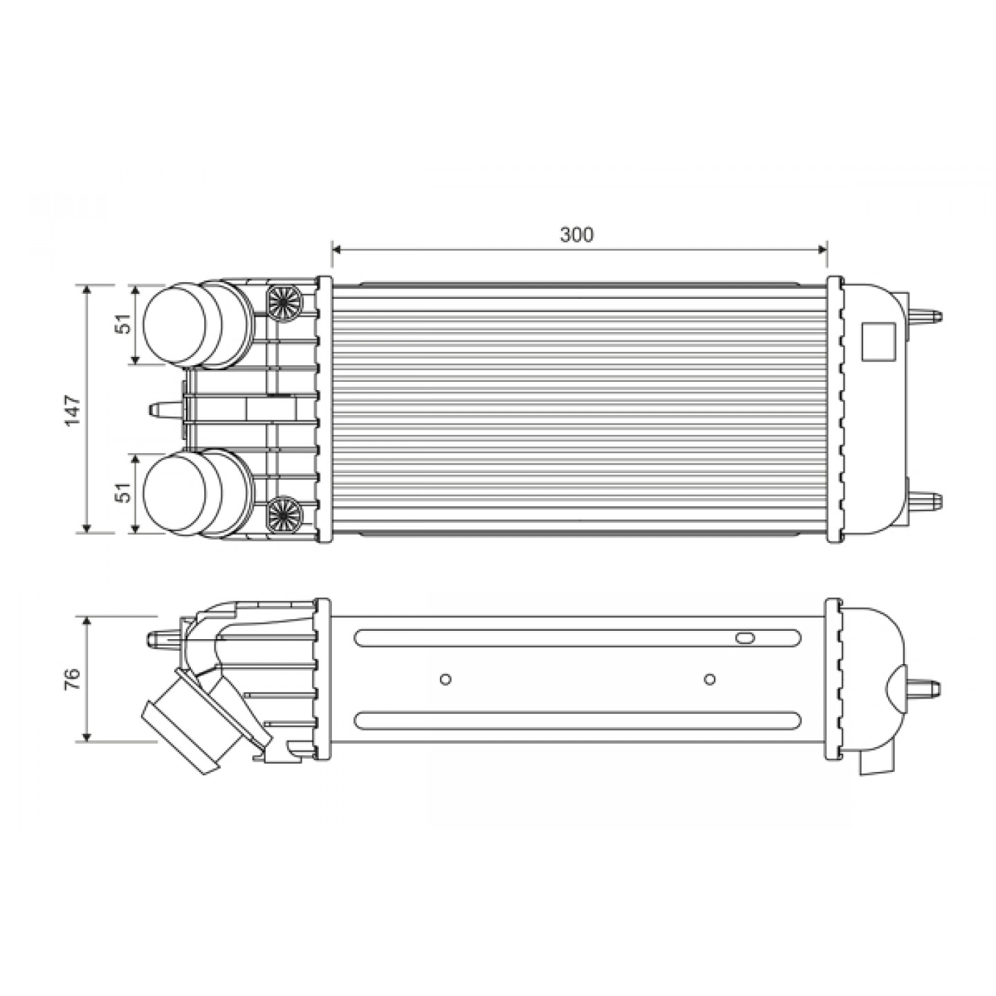 Ladeluftkøler VALEO 818385