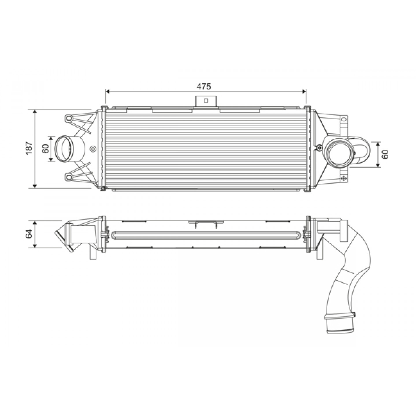 Intercooler VALEO 818390