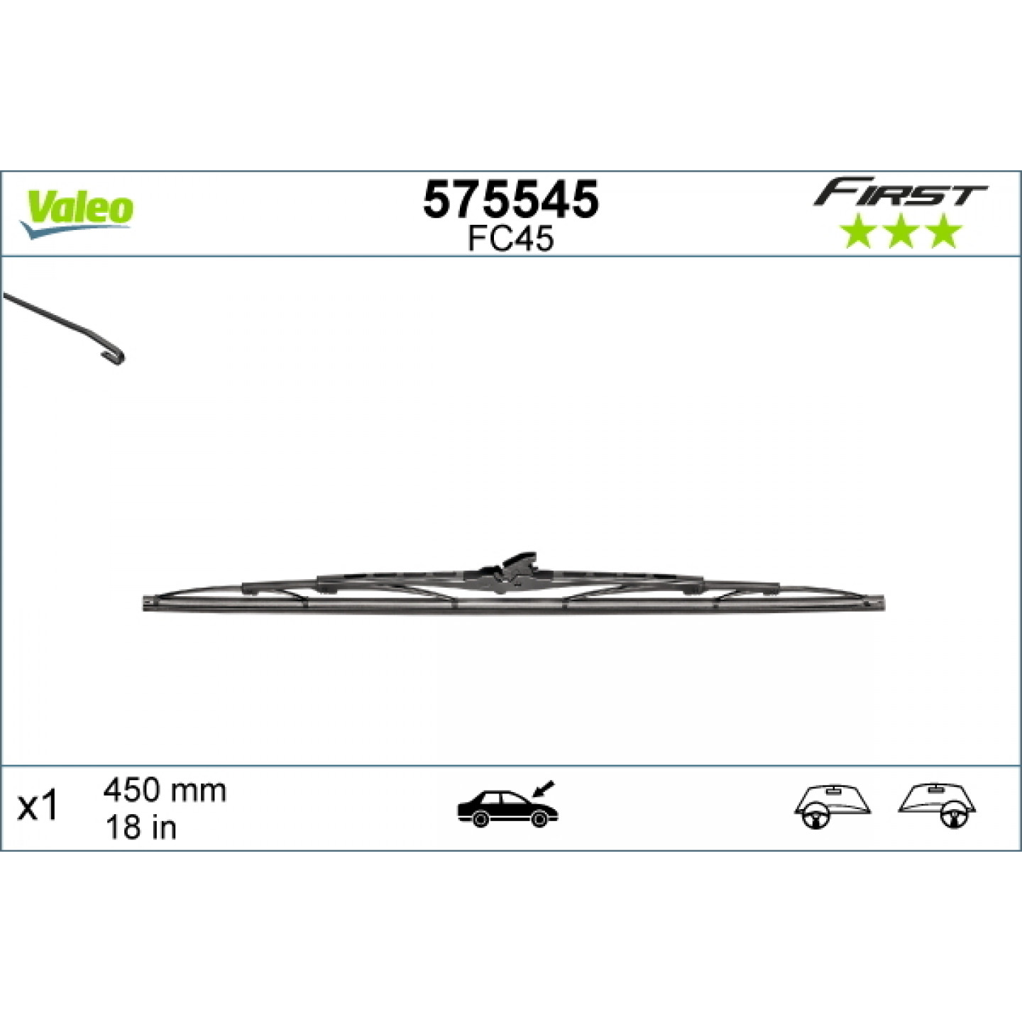 Wischblatt VALEO 575545