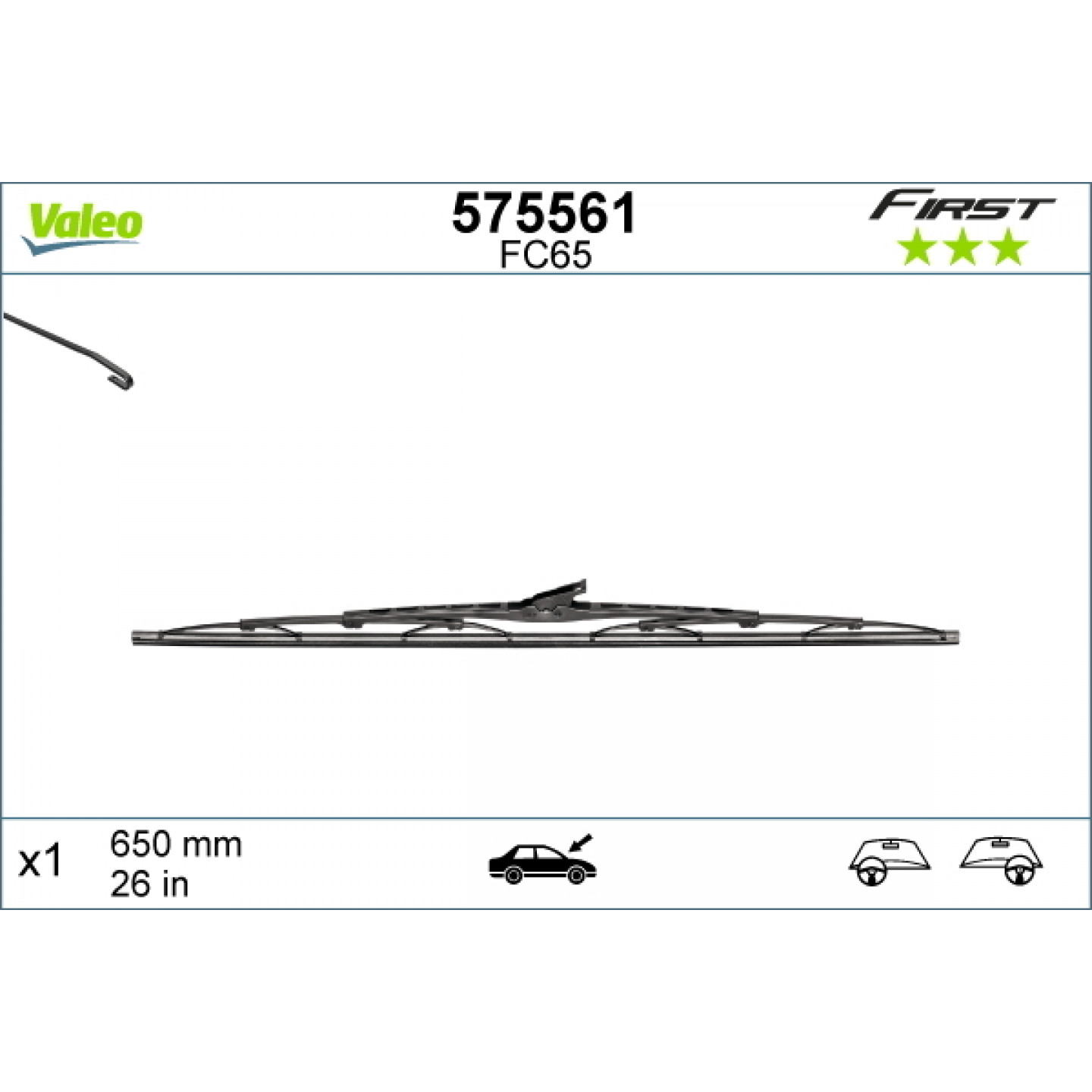 Wischblatt VALEO 575561