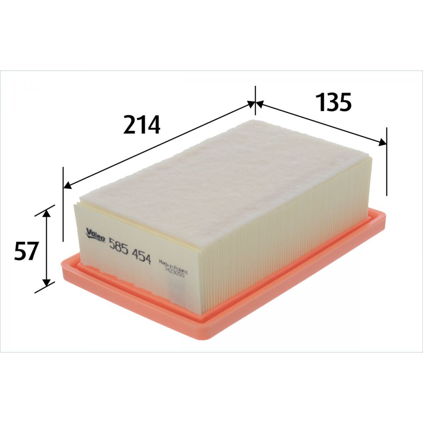 Filtre à air VALEO 585454
