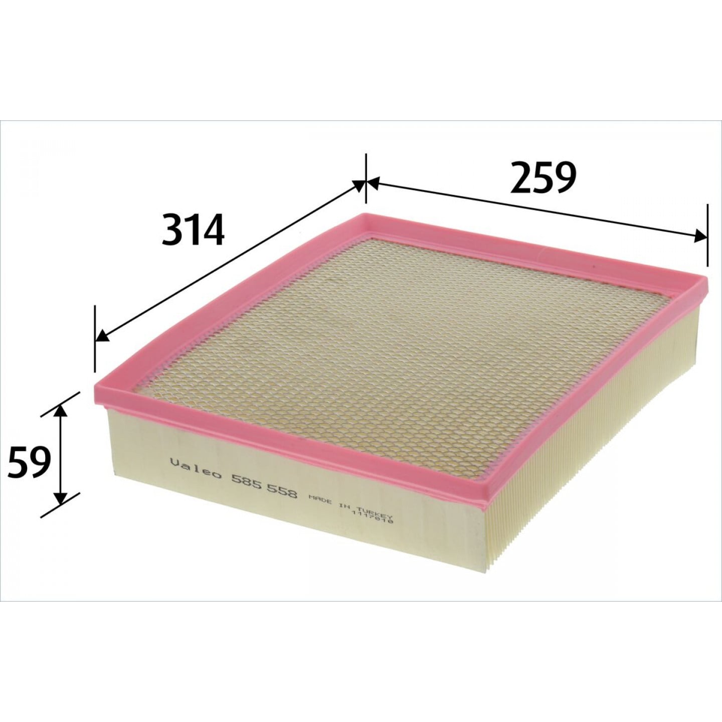 Luftfilter VALEO 585558