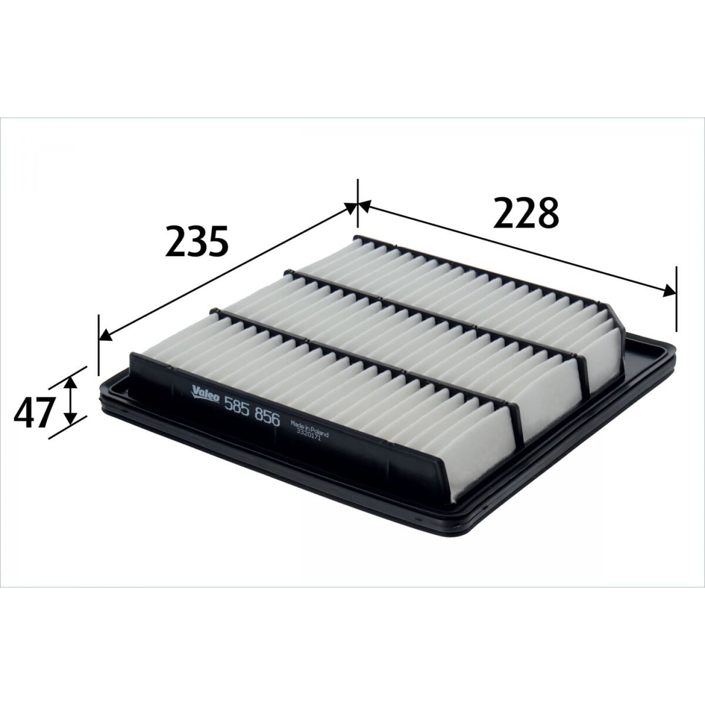 Luftfilter VALEO 585856